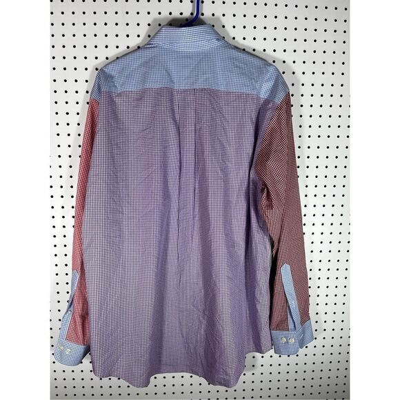 Brooks Brothers button down multi colored shirt size L - Picture 2 of 5